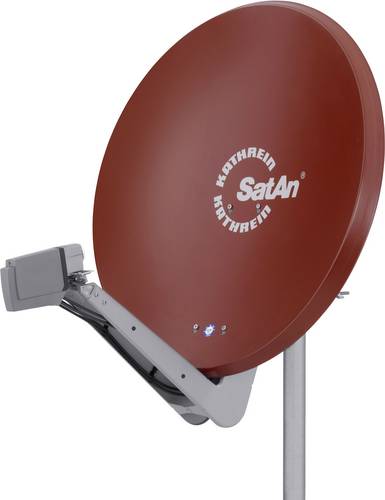 Kathrein CAS 90ro SAT Antenne 90cm Reflektormaterial: Aluminium Rot, Braun