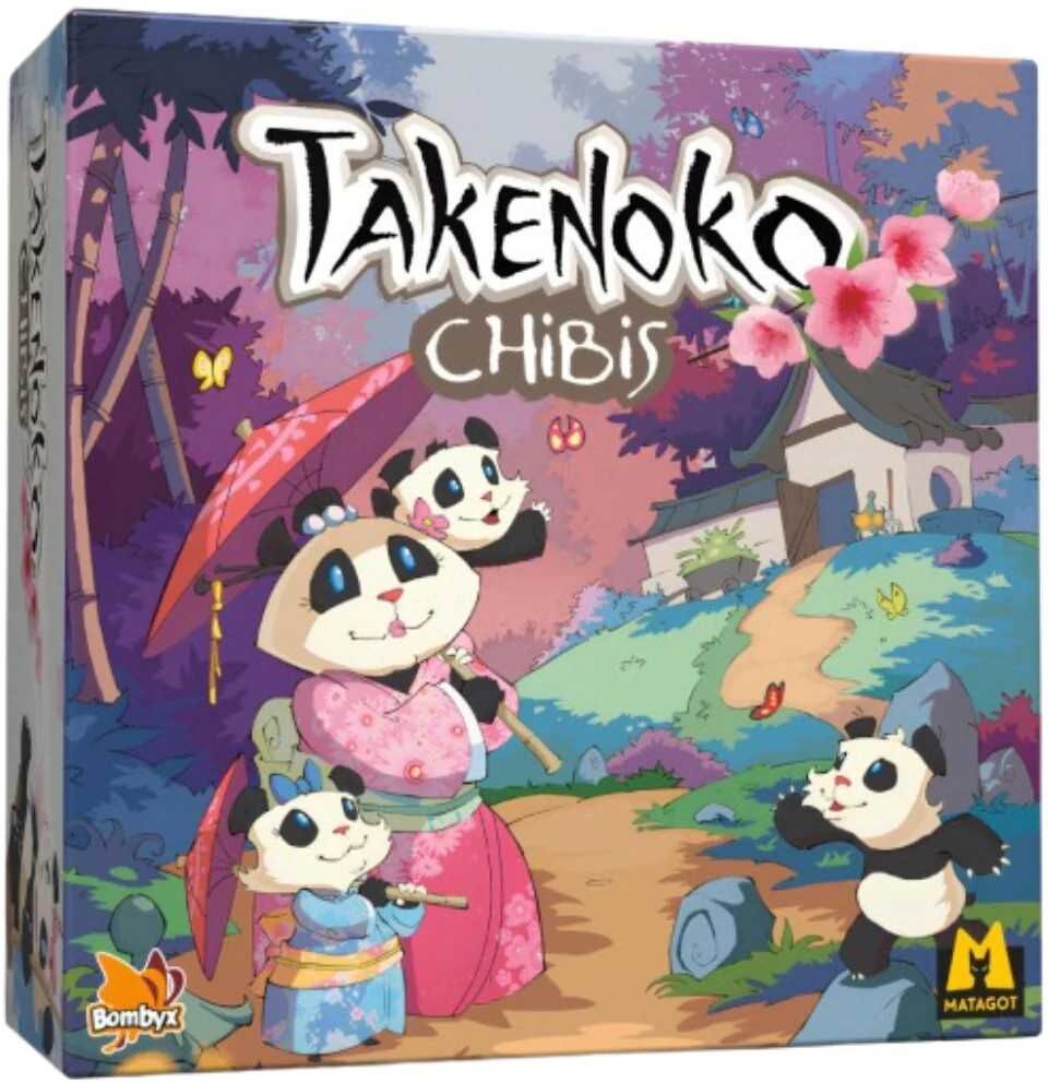 Matagot SARL Takenoko New ECO: Chibis - Expansion for Takenoko Board Game, Includes Second Panda, New Objectives and Actions, for 2-4 Players