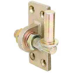 Kloben z.Anschrauben,verstellb.,gelb vz.DornØ16mm,Platte BxH45x105mm,Gewinde:M16 - gelb