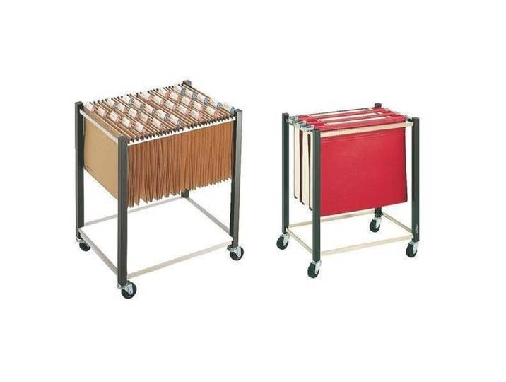Chariot pour dossiers suspendus A4/A3 marron 4 r