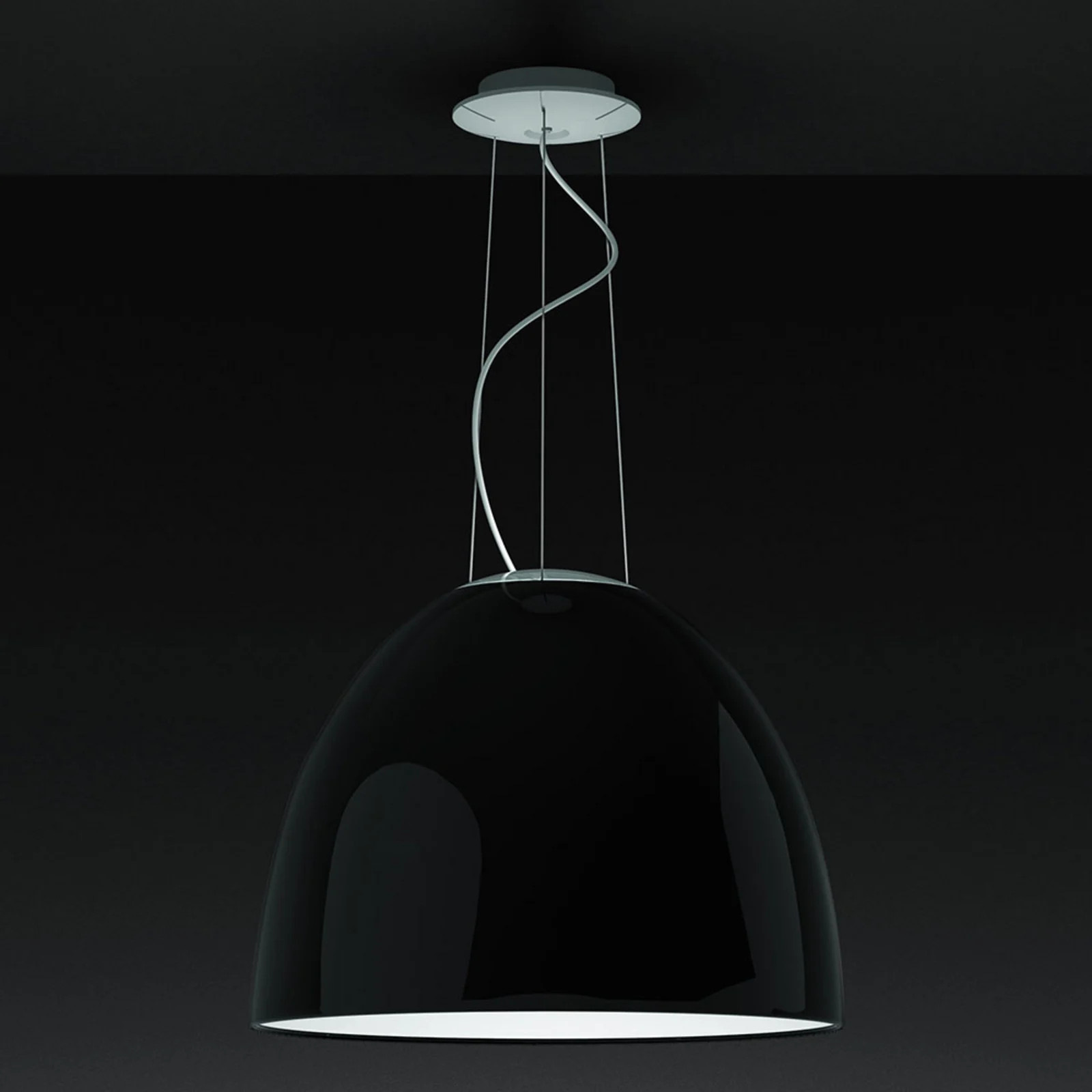 Artemide Nur Gloss S Hanglamp Zwart