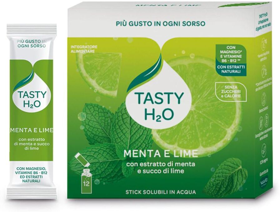 HP ITALIA Srl Tasty H2o Menta E Lime 12stick