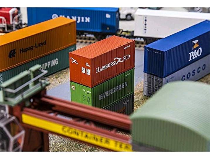 FALLER FA 180822-20 Container Hamburg Süd, accessoires voor de modelspoorweg, modelbouw