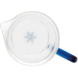 Zafferano Handgefertigte Vitrine für Winterspiele mit Schneeflockenverzierung, exklusives handgefertigtes Dekorationselement mit Wintermotiv, elegantes Design