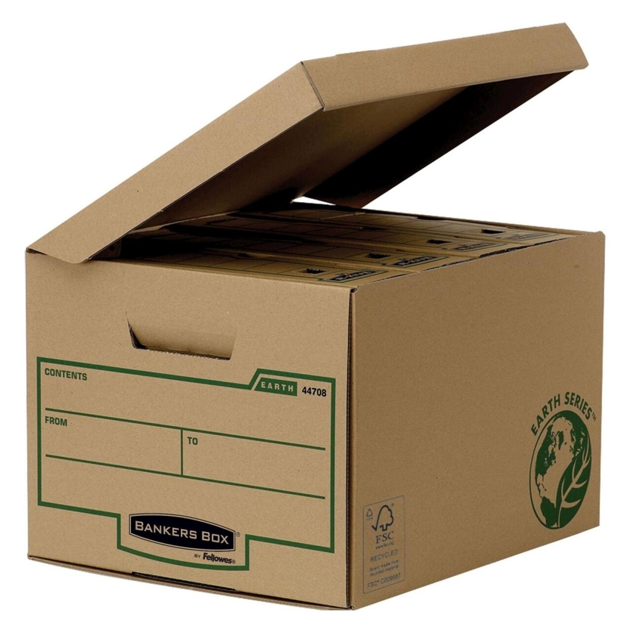 Fellowes 1x10 Earth Klappdeckelbox Kubus (A4) (4470809)