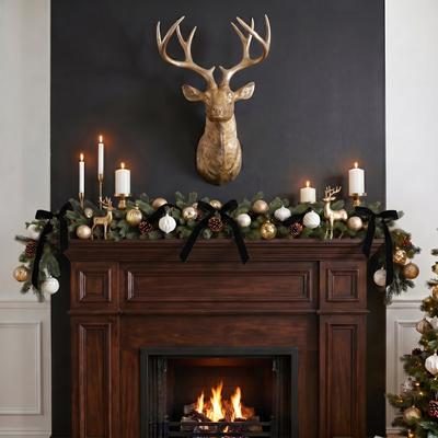 Regency International "30"" Resin Deer Bust Knock Down"