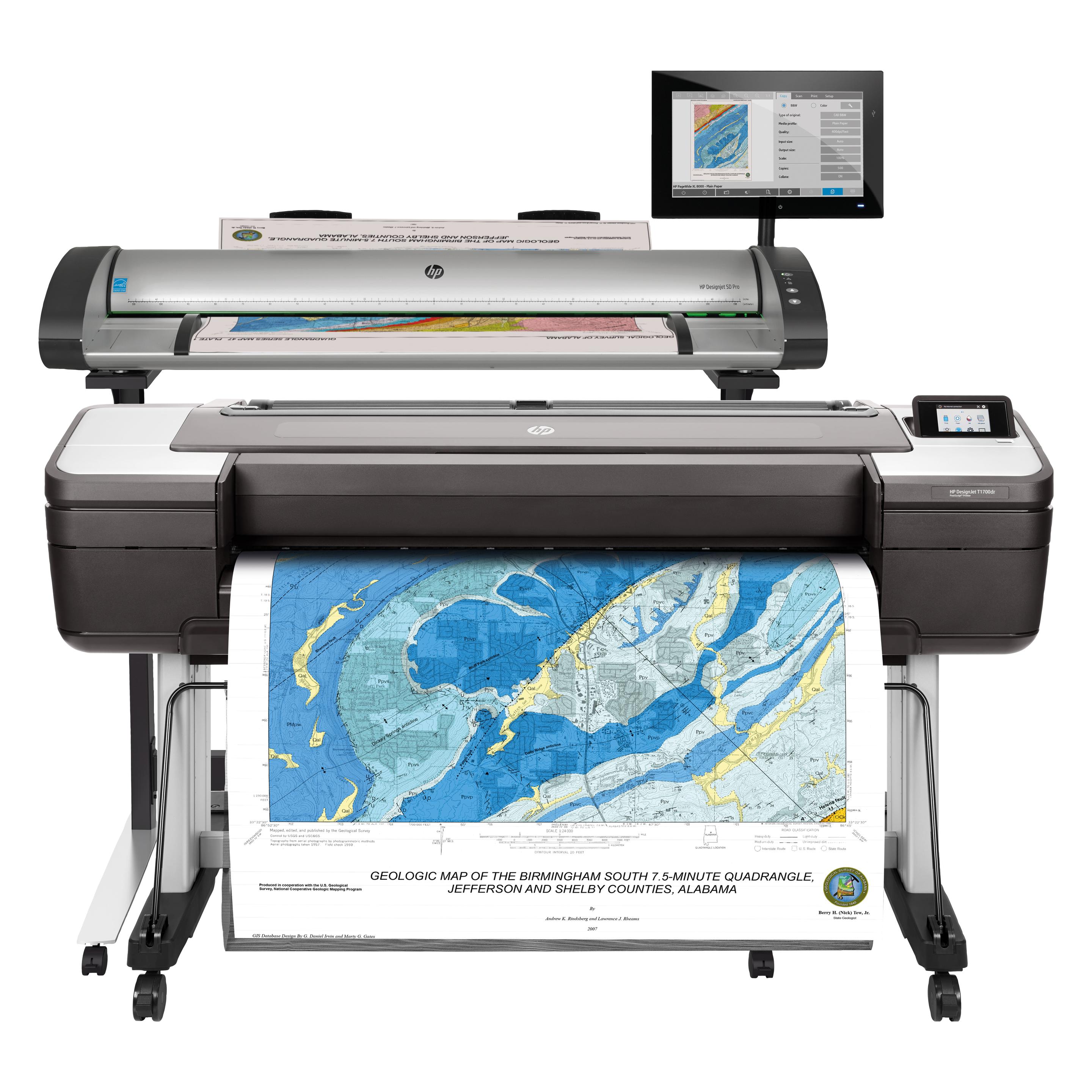 HP Designjet T1700dr (Tintenpatrone, Farbe) (W6B56A#B19)