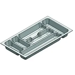 Agoform Besteckeinsätze Standard, Besteckkasten, Grau