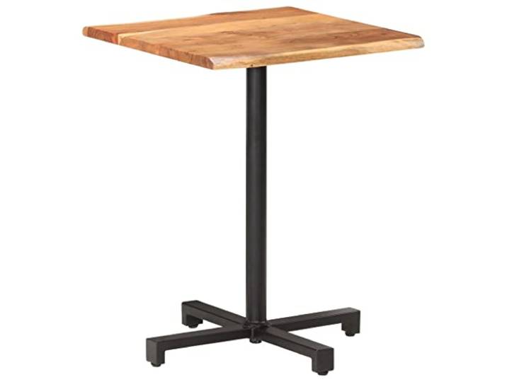 Home Tools-Bistrotisch mit lebenden Kanten 60x60x75cm Akazienholz massiv