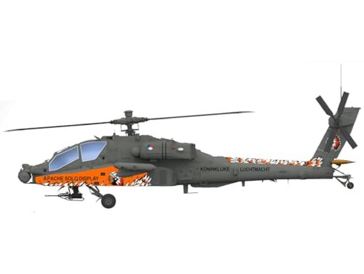 TAKOM - Model Helikopter Ah-64d Royal Nederland Air Force Limited Edition takom 2609 1:35 Model Promo Char