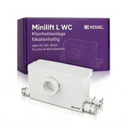 KESSEL Minilift L WC Kleinhebeanlage 28522 mit Schneidwerk für WC &  Bad im Keller