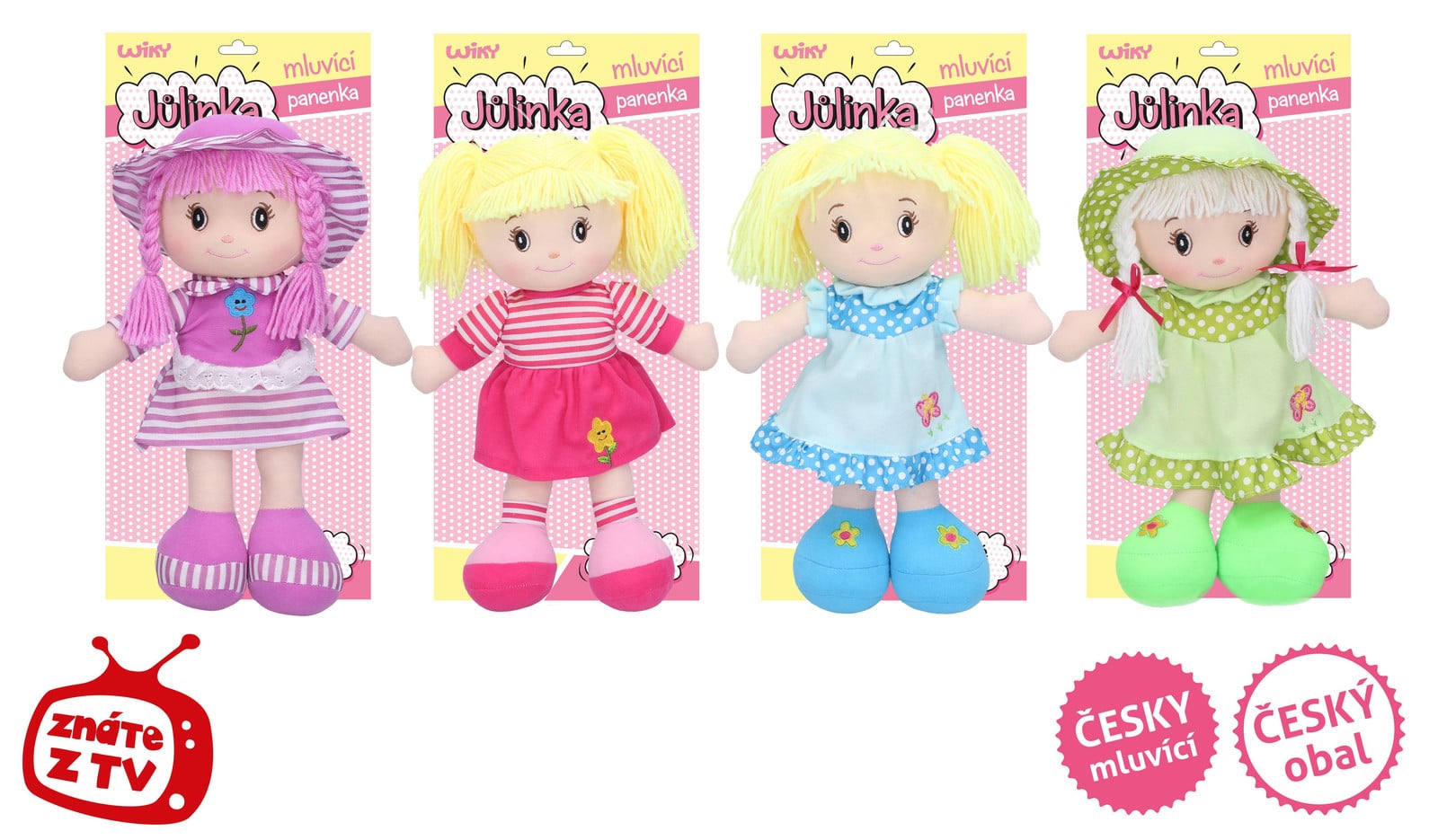 Wiky Pop Jůlinka Praten 40 cm