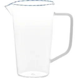 Intrecci Kanne 840 ml weiß und blau