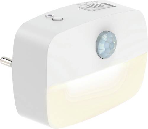 Ansmann Sensor-Nachtlicht NL30 AC 1600-0778 Nachtlicht mit Bewegungsmelder Rechteckig LED Warmweiß Weiß