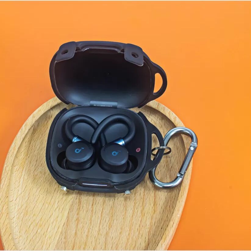 INF Silikon Schutzhülle für Soundcore Sport X20 – Stoßfest, Wasserdicht Schwarz