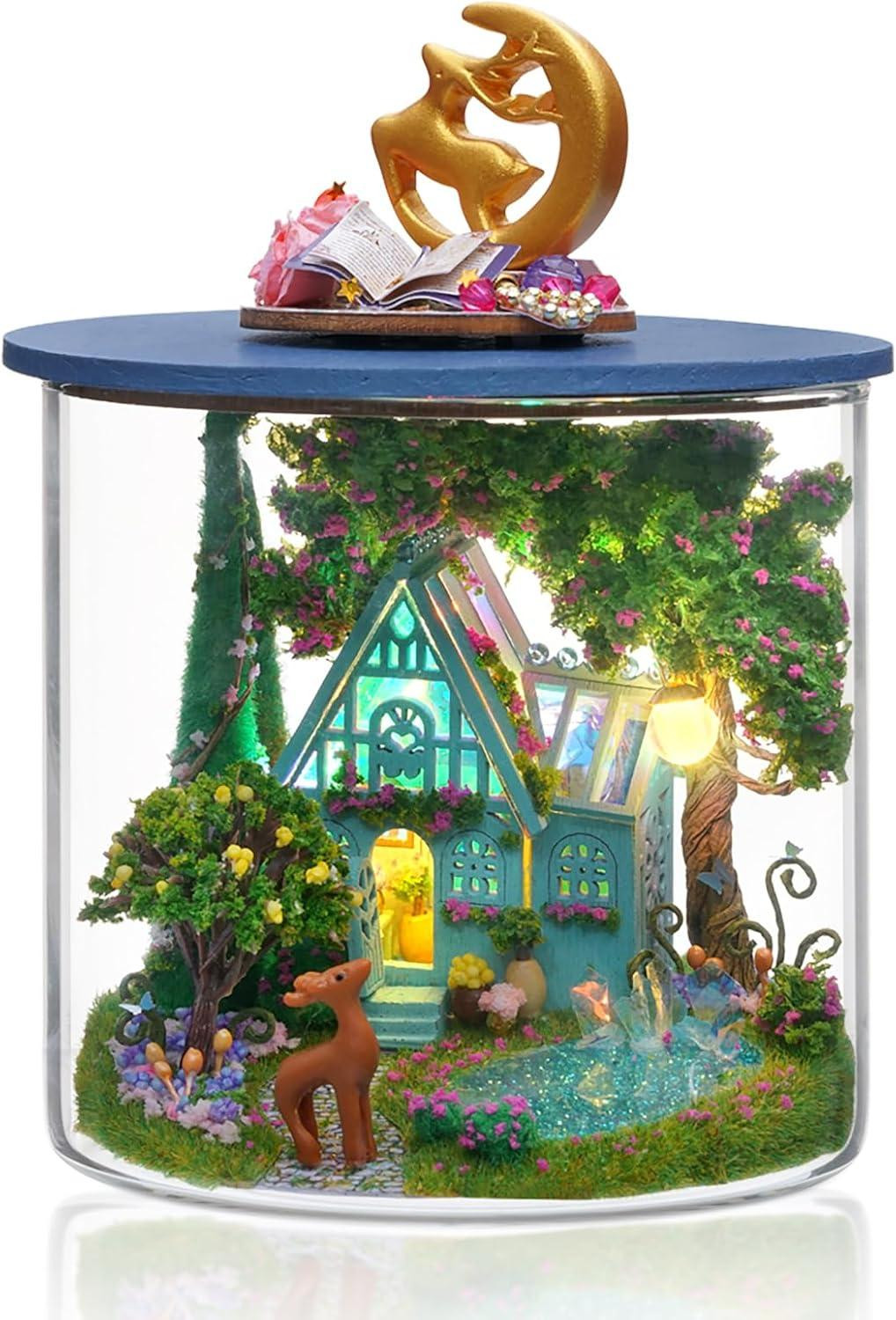 DIY Miniatuur Huis Bouwset met Meubels en Accessoires van Hout voor Volwassenen en Tieners