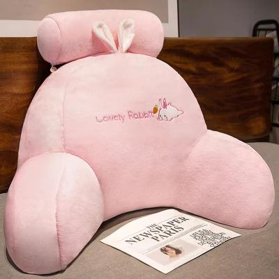 Inspired Finds Soft Bed Backrest Cushion Pillow For Bed & Sofa rabbit 27.56x19.69x9.84in