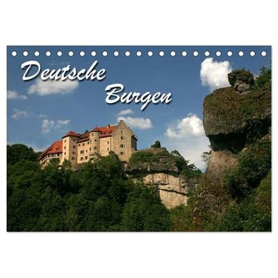 Deutsche Burgen (Tischkalender 2026 DIN A5 quer), CALVENDO Monatskalender