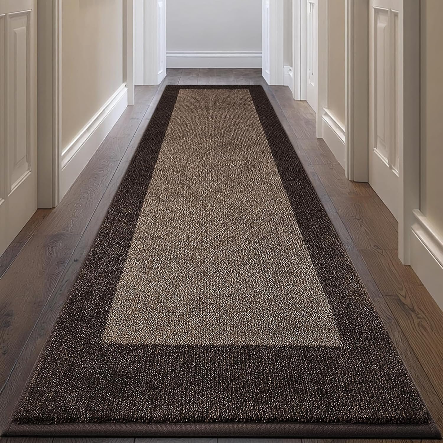 Wasbaar Polyester Vloerkleed voor Woonkamer, Slaapkamer, Keuken of Badkamer, 80 x 243 cm