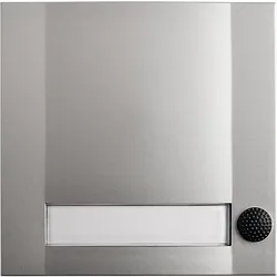 Urmet Klingeltaster 1fach 90x90x18,5mm, sil/sw DOMOLUX SIM/SW