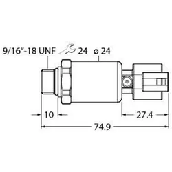 Turck Drucktransmitter PT100R2121I2DT043P