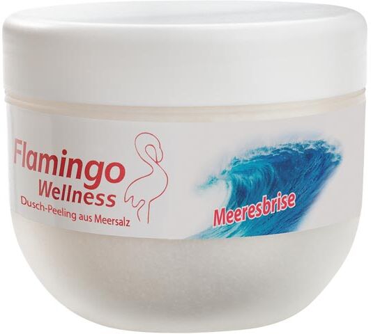 350g Flamingo Wellness Duschpeeling Meersalz
