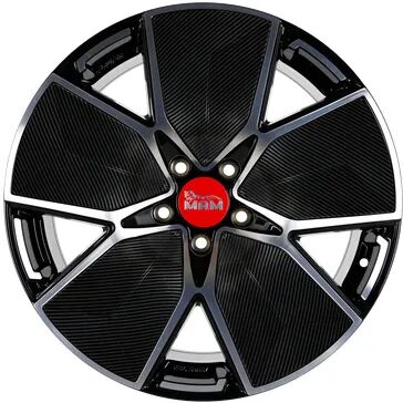 MAM Wheels MAM B4 Inlay (19 Zoll) Carbon Painted