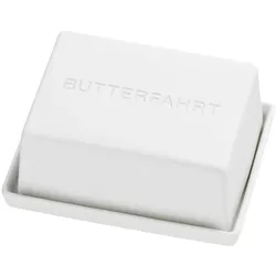 Butterdose groß Butterfahrt 14,5 x 12cm