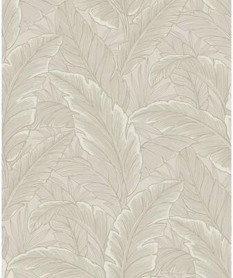 Seabrook Designs Gulf Tropical Leaves Non-Woven Unpasted Wallpaper
