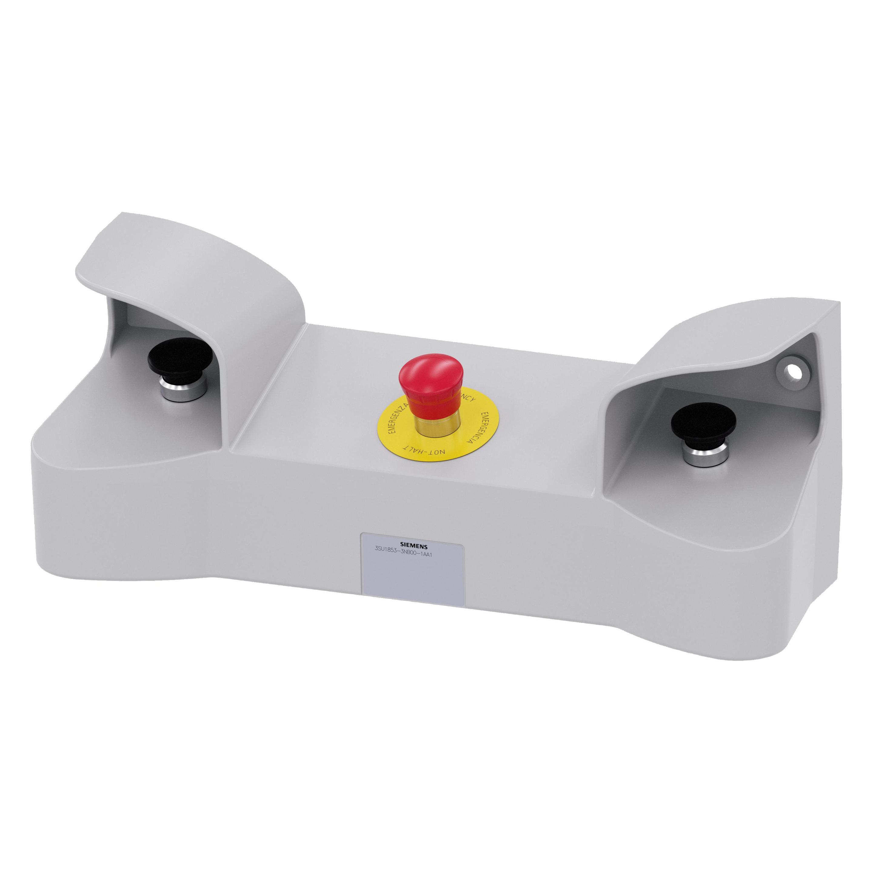 Siemens Two-hand operation console, 22mm (3SU1853-3NB00-1AA1)