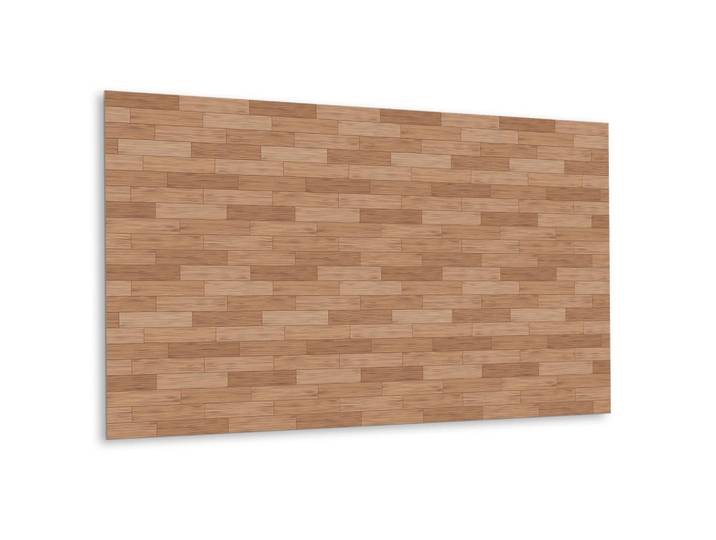 Tulup Selbstklebendes Wandpanel 100x50 cm - Holzboden, Braun, Rechteckig, 100x1.6x50 cm, Bilder & Rahmen, Bilder, Dekopaneele