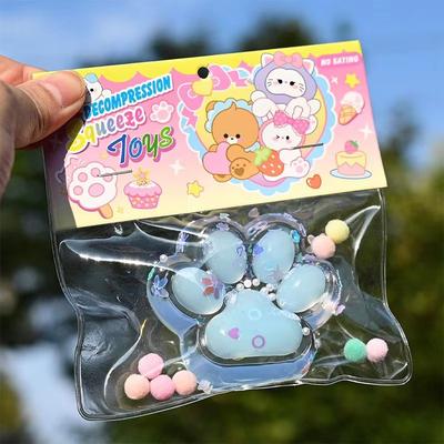 Inspired Finds Kawaii Taba Cat Paw Plush Fidget Squeeze Toy a12 l