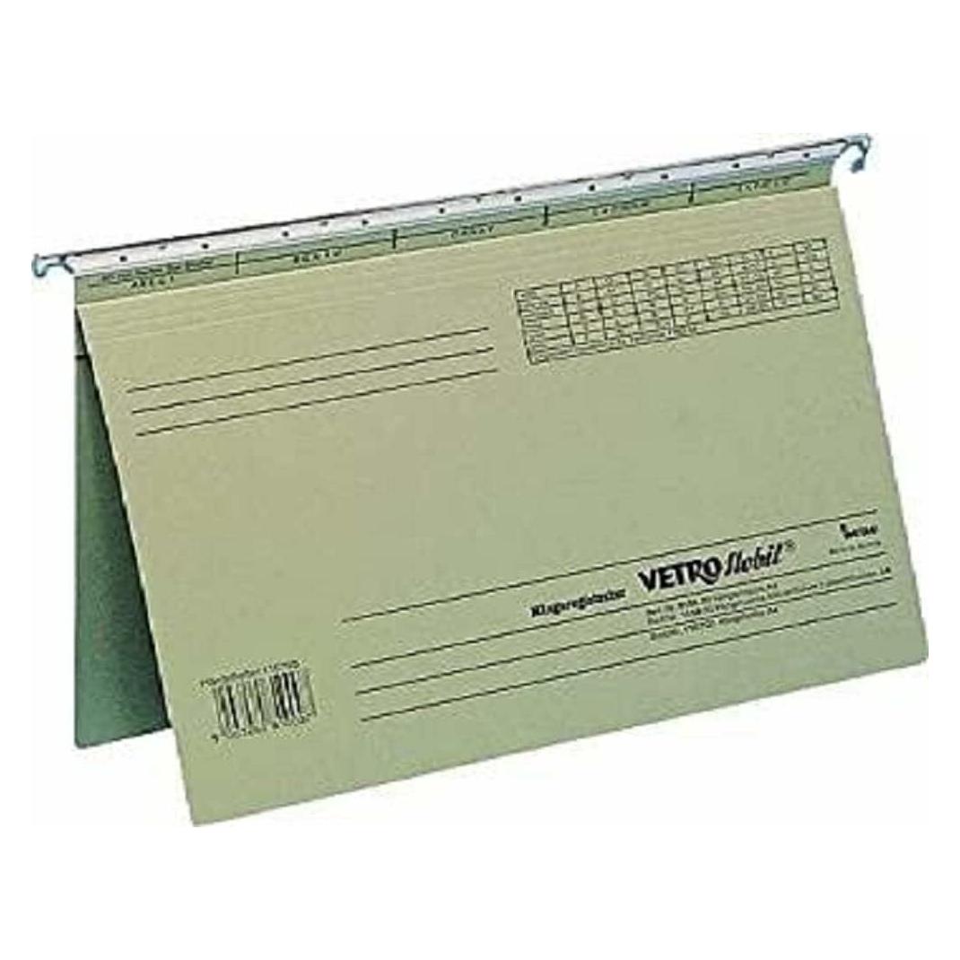 Bene 50 Hängehefter Vetro Mobil Karton moosgrün 1 x kaufmännische Heftung (A4, 50x) (115700)