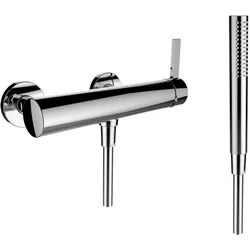 LAUFEN Kartell BrausearmaturH3313370041411 chrom, AP, mit Handbrause/Schlauch 180 cm