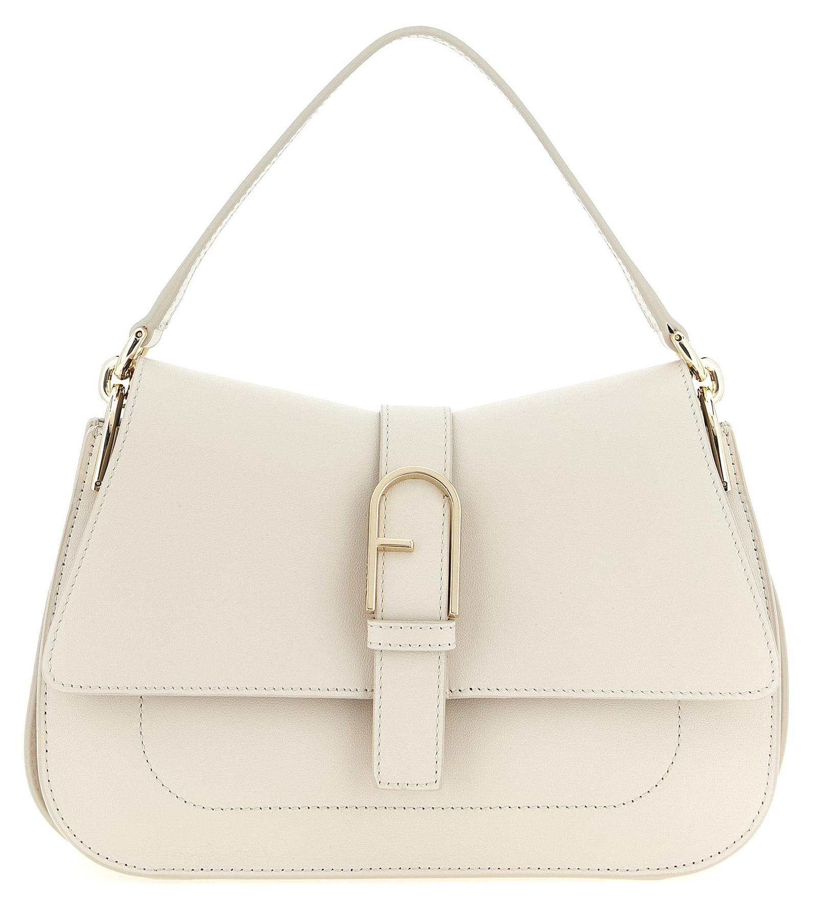 Furla Flow M Klappentasche Kalbsleder Sabbia beige Arch