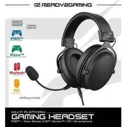 ready2gaming Multi Plattform Kabelgebundenes Gaming Headset (Kabelgebunden), Gaming Headset