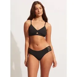 SEAFOLLY Damen Bikinioberteil Seafolly Collective Hybrid Bralette, Größe 40 in Schwarz Schwarz