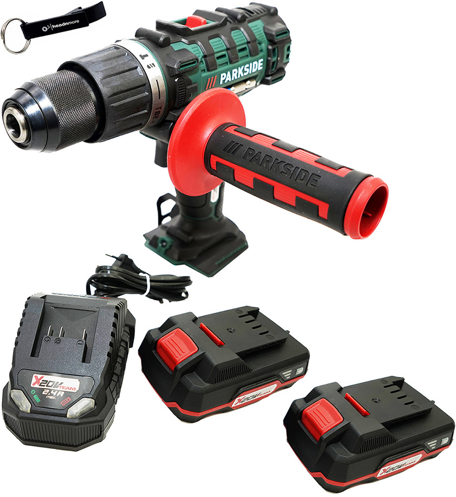 PARKSIDE 20V accu-klopboormachine PSBSA 20-Li inclusief 2 accu's (2Ah) en oplader (2,4A)
