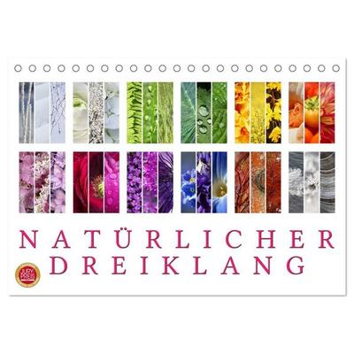 Natürlicher Dreiklang (Tischkalender 2027 DIN A5 quer), CALVENDO Monatskalender
