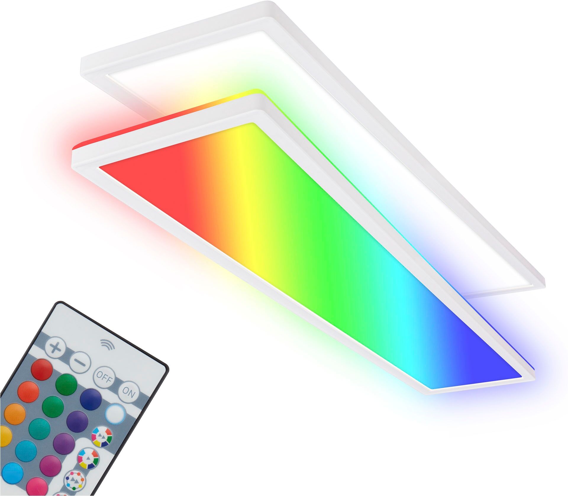 BRILONER LEUCHTEN LED Panel "SLIM Deckenleuchte", weiß (weiß, neutral), Leuchten, LED Panel