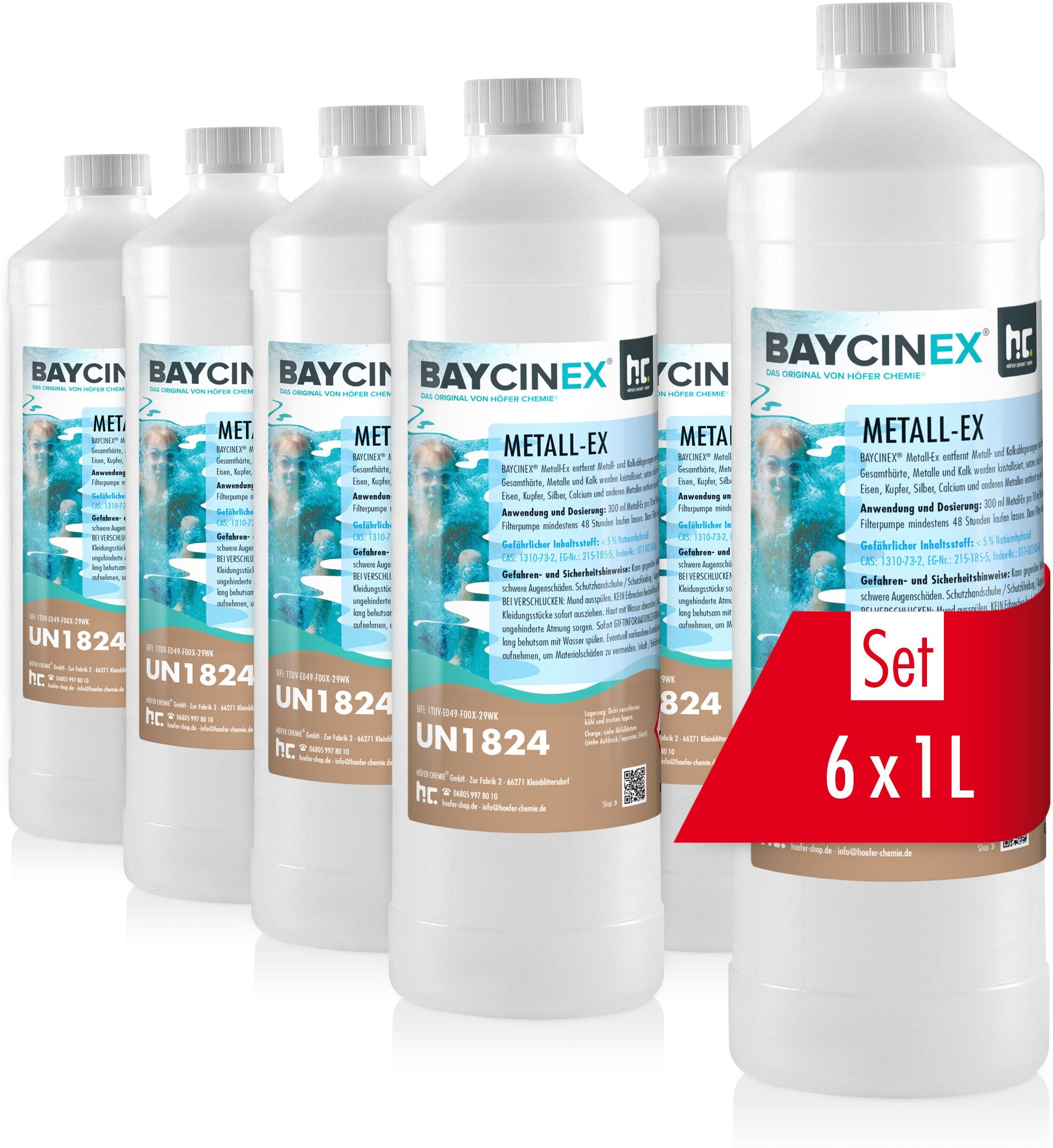 Höfer Chemie GmbH 15x 1 L  Séquestrant Métaux Anti-Métaux