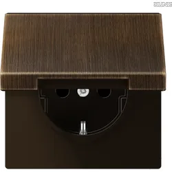 Jung SCHUKO Steckdose 16A 250V, Me. antik ME 1521 KL AT