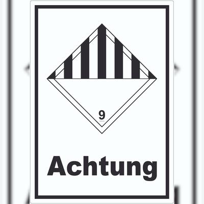 HB-Druck Aufkleber verschiedene Gefahren Achtung Stoffe Material miscellaneous A9 (37x52mm)
