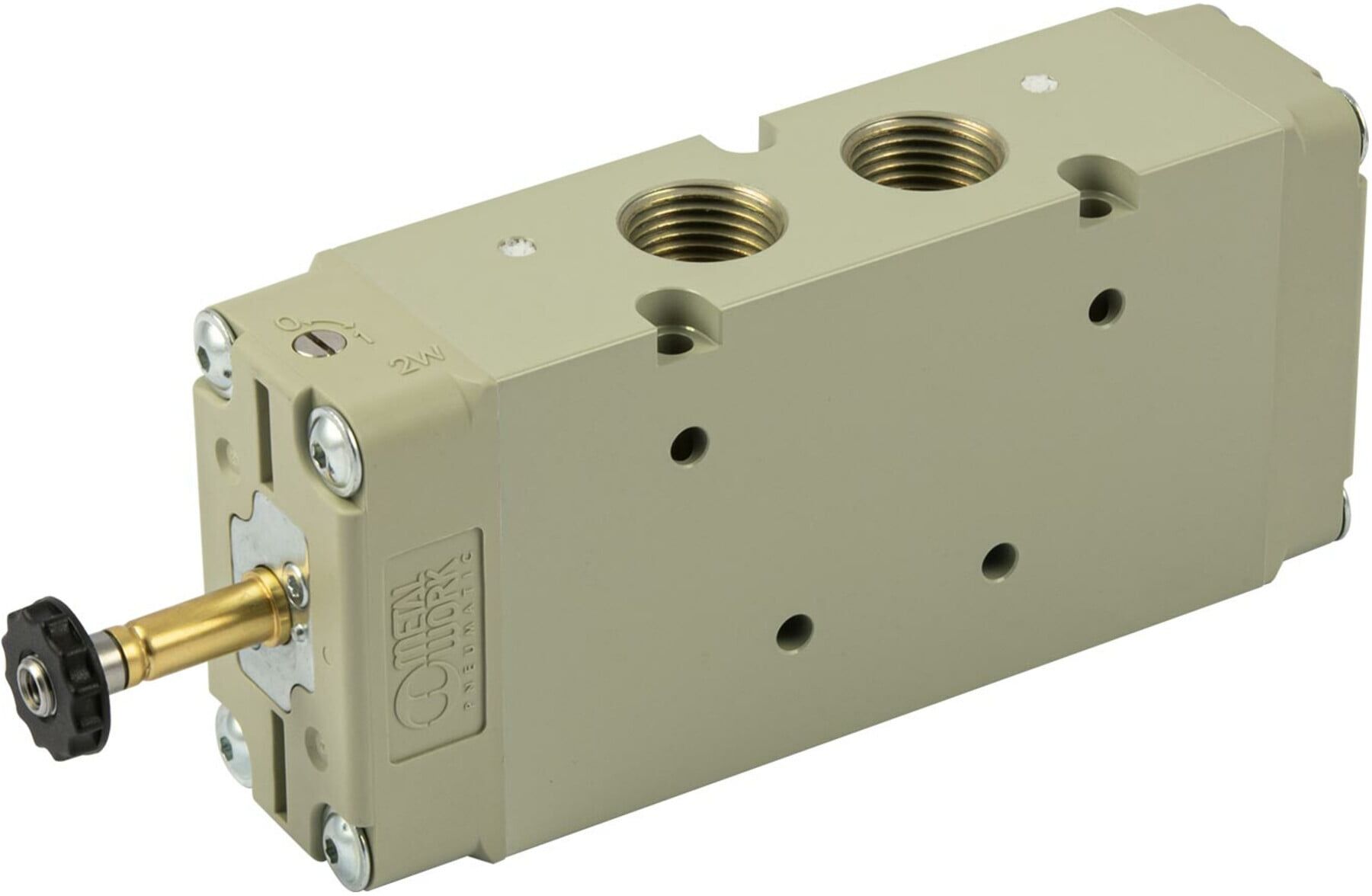Riegler 5/2-Wegeventil, elektropneumatisch, monostabil, G 1/2 (7030021100)