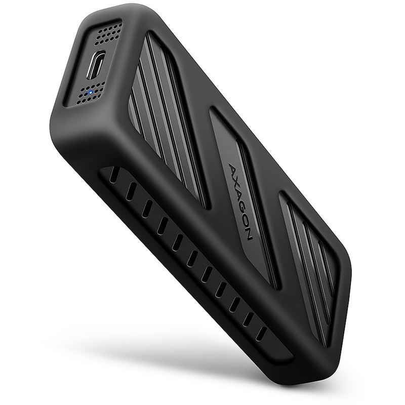 AXAGON EEM2-20G NVMe-SSD-Gehäuse, USB-C 3.2, 20 Gbps, 2230 - 2280 - schwarz