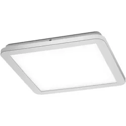 OSRAM Bad LED Decken- und Wandleuchte Orbis Disc 30X30CM 22W Click CCT IP44 Chrom mit umschaltbarer Farbtemperatur
