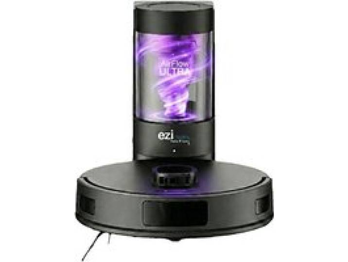 Robot aspirateur laveur LIDAR connecté avec base de vidage EZIclean® AirFlow ULTRA
