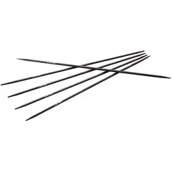 KnitPro Strumpfstricknadeln "Cubics", quadratisch, Birkenholz, 15 cm