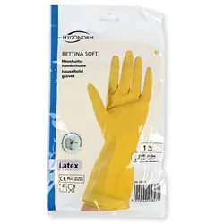 HYGONORM Gummihandschuhe Bettina Soft 10 gelb