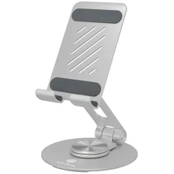 ICY BOX IB-TH201-R, Tablet & Smartphone Halter, rotierend, höhenverstellbar, Aluminium, für Tablets bis 12,9" (32,8 cm)